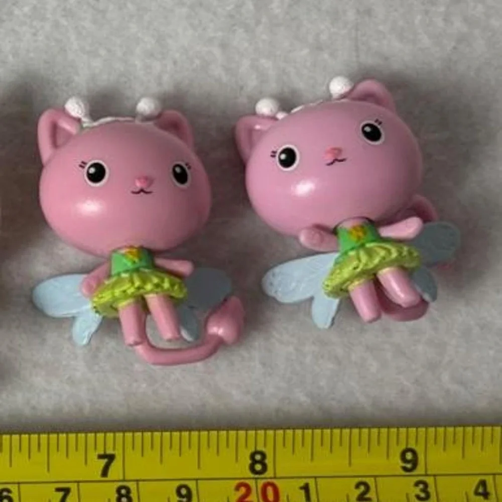 Gabby's Dollhouse Kitty Fairy Mini Figure Lot of 2 Replacement Toys